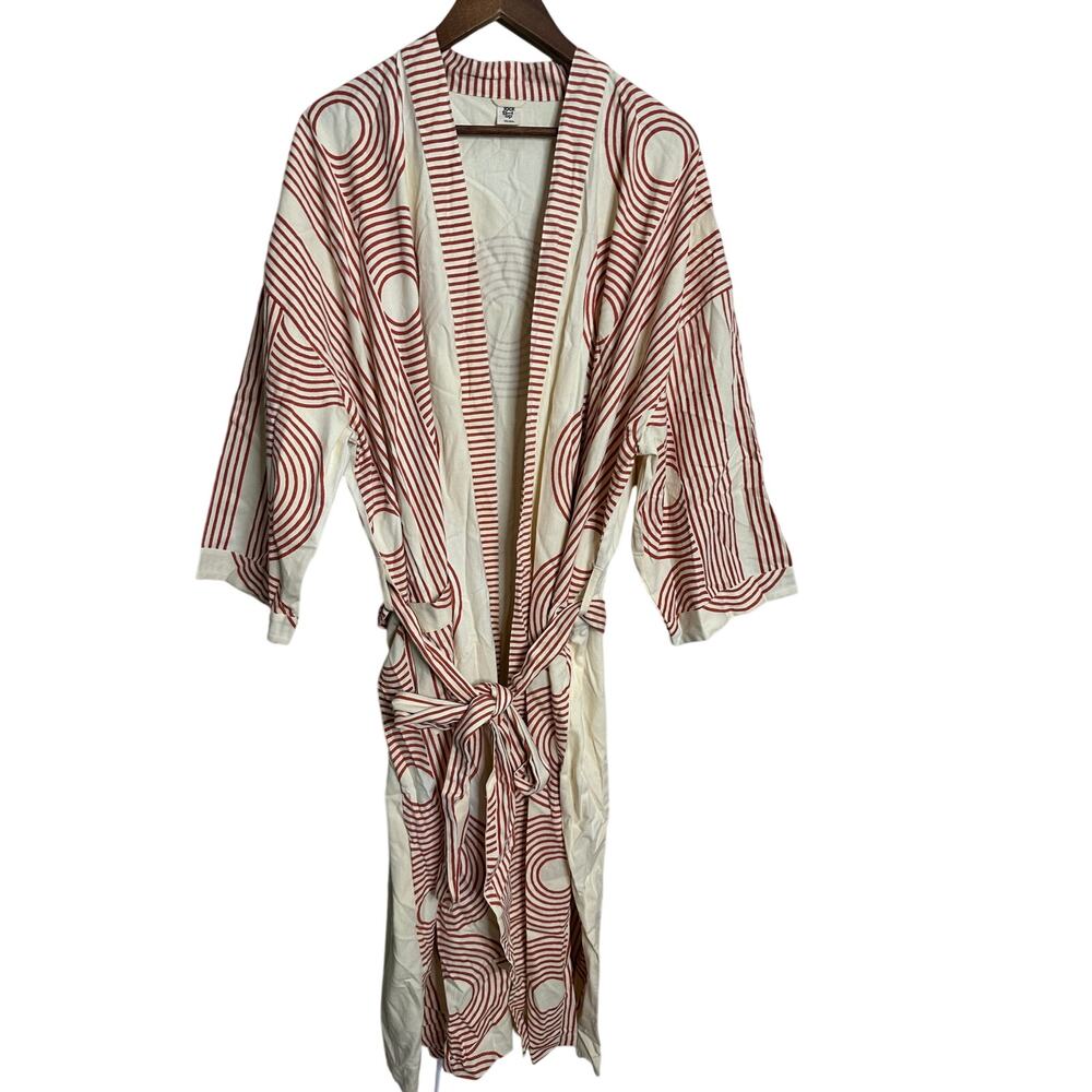 Block Shop Textiles Poiret Robe size XXL/XXXL Geometric Hand Printed